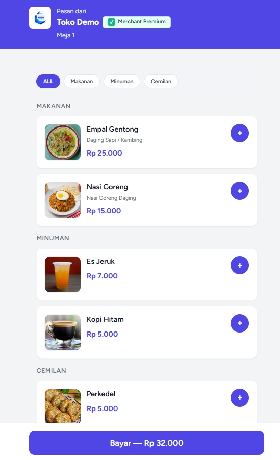 Katalog Menu