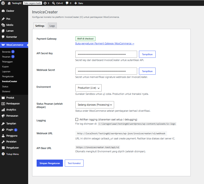 Setup Plugin